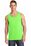 Port & Company 5.4-Oz 100% Cotton Tank Top | Neon Green