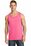 Port & Company 5.4-Oz 100% Cotton Tank Top | Neon Pink
