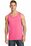 Port & Company 5.4-Oz 100% Cotton Tank Top | Neon Pink