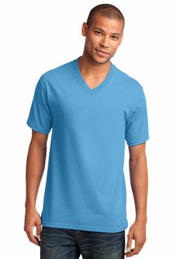 Port & Company 5.4-oz 100% Cotton V-Neck T-Shirt