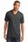 Port & Company 5.4-oz 100% Cotton V-Neck T-Shirt | Dark Heather Grey