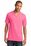 Port & Company 5.4-oz 100% Cotton V-Neck T-Shirt | Neon Pink
