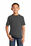 Port & Company Youth Core Cotton DTG Tee | Charcoal