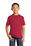Port & Company Youth Core Cotton DTG Tee | Red