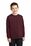 Port & Company Youth Long Sleeve 5.4-oz 100% Cotton T-Shirt | Athletic Maroon
