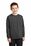 Port & Company Youth Long Sleeve 5.4-oz 100% Cotton T-Shirt | Dark Heather Grey