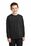 Port & Company Youth Long Sleeve 5.4-oz 100% Cotton T-Shirt | Jet Black