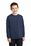 Port & Company Youth Long Sleeve 5.4-oz 100% Cotton T-Shirt | Navy