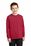 Port & Company Youth Long Sleeve 5.4-oz 100% Cotton T-Shirt | Red