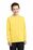 Port & Company Youth Long Sleeve 5.4-oz 100% Cotton T-Shirt | Yellow