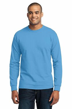 Port & Company - Long Sleeve 50/50 Cotton/Poly T-Shirt