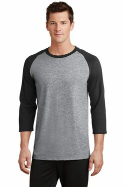 Port & Company Core Blend 3/4-Sleeve Raglan Tee