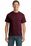 Port & Company Tall 50/50 Cotton/Poly T-Shirts | Athletic Maroon