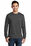 Port & Company - Long Sleeve Essential T-Shirt with Pocket | Charcoal