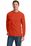 Port & Company Tall Long Sleeve Essential T-Shirt with Pocket | Orange