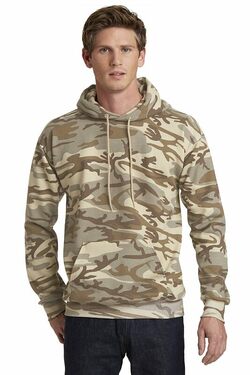 Port & Company Core Fleece Camo Pullover Hooded Sweatshirt