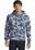 Port & Company Core Fleece Camo Pullover Hooded Sweatshirt | Woodland Blue Camo