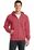 Port & Company - Classic Full-Zip Hooded Sweatshirt | Heather Red