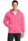 Port & Company - Classic Full-Zip Hooded Sweatshirt | Neon Pink