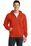 Port & Company - Classic Full-Zip Hooded Sweatshirt | Orange