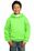 Port & Company - Youth Pullover Hooded Sweatshirt | Neon Green