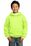Port & Company - Youth Pullover Hooded Sweatshirt | Neon Yellow