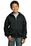 Port & Company - Youth Full-Zip Hooded Sweatshirt | Jet Black