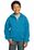 Port & Company - Youth Full-Zip Hooded Sweatshirt | Neon Blue