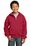 Port & Company - Youth Full-Zip Hooded Sweatshirt | Red