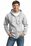 Port & Company Tall Ultimate Full-Zip Hooded Sweatshirt | Ash