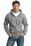 Port & Company Tall Ultimate Full-Zip Hooded Sweatshirt | Athletic Heather