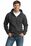 Port & Company Tall Ultimate Full-Zip Hooded Sweatshirt | Charcoal