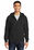 Port & Company Tall Ultimate Full-Zip Hooded Sweatshirt | Jet Black