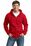 Port & Company Tall Ultimate Full-Zip Hooded Sweatshirt | Red