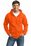 Port & Company Tall Ultimate Full-Zip Hooded Sweatshirt | Safety Orange