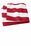 Port & Company Cabana Stripe Beach Towel | Red