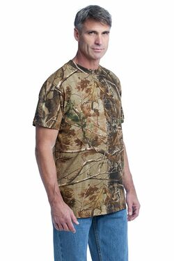 Russell Outdoors - Realtree Explorer 100% Cotton T-Shirt with Pocket