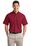 Port Authority Short Sleeve Twill Shirt | Bright Burgundy