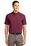 Port Authority Short Sleeve Easy Care Shirt | Burgundy/ Light Stone