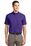 Port Authority Short Sleeve Easy Care Shirt | Purple/ Light Stone