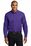 Port Authority Long Sleeve Easy Care Shirt | Purple/ Light Stone