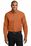 Port Authority Long Sleeve Easy Care Shirt | Texas Orange/ Light Stone
