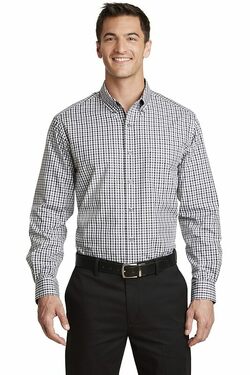 Port Authority Long Sleeve Gingham Easy Care Shirt