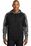 Sport-Tek Sport-Wick Mineral Freeze Fleece Colorblock Hooded Pullover | Black/ Black