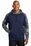 Sport-Tek Sport-Wick Mineral Freeze Fleece Colorblock Hooded Pullover | True Navy/ Navy