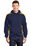 Sport-Tek Sleeve Stripe Pullover Hooded Sweatshirt | True Navy/ Gold