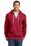 Sport-Tek Lace Up Pullover Hooded Sweatshirt | Deep Red
