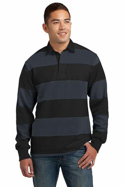 Sport-Tek Classic Long Sleeve Rugby Polo