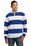 Sport-Tek Classic Long Sleeve Rugby Polo | True Royal/ White