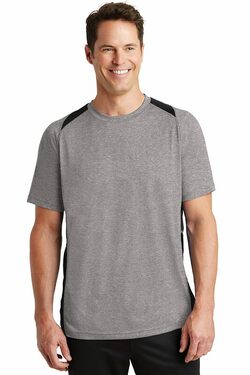 Sport-Tek Heather Colorblock Contender Tee